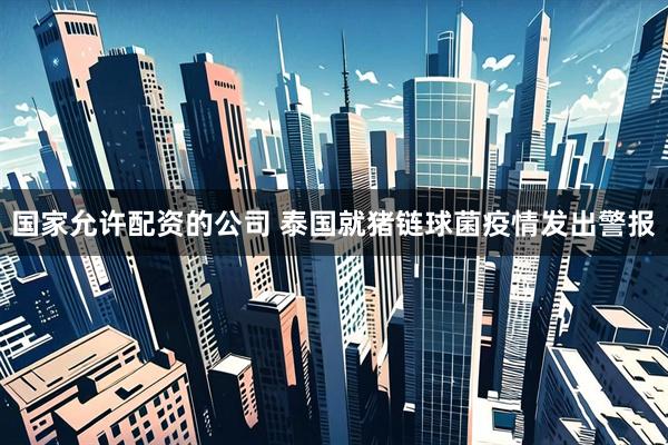 国家允许配资的公司 泰国就猪链球菌疫情发出警报